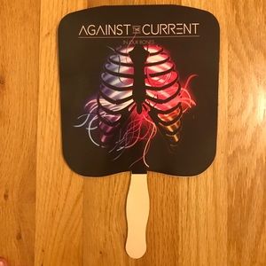 Against The Current band hand fan